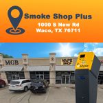 Woman in front of ATM for crypto currency.